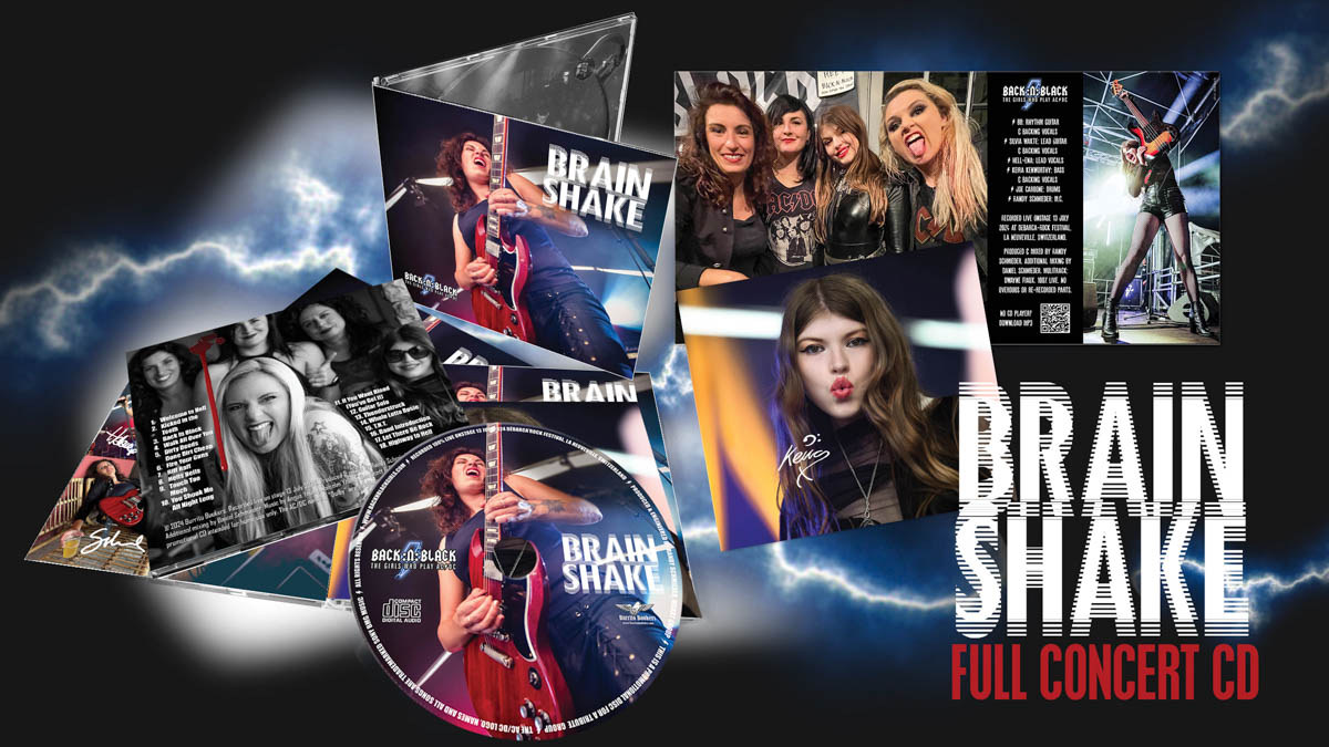 BRAIN SHAKE Shake Full Concert CD... Signed!